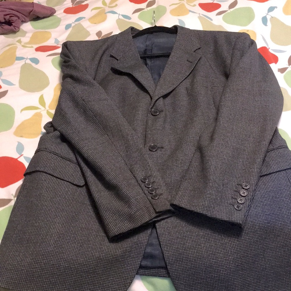 100% wool sport coat